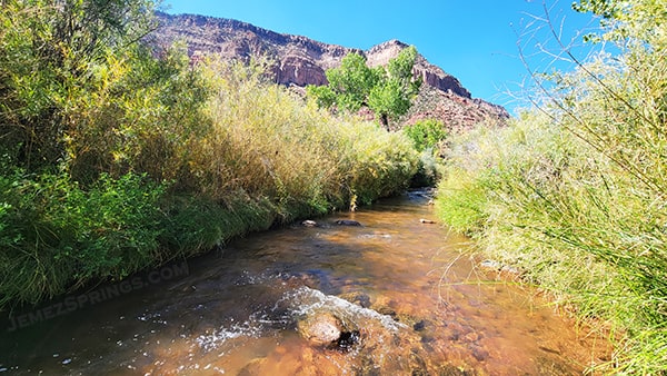 Jemez River at the Spanish Queen Picnic Site